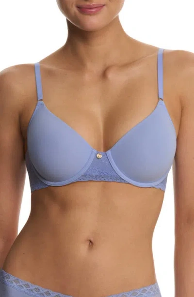 Natori Bliss Perfection Comfort T-shirt Bra In Blue