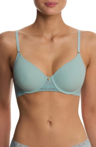 Natori Bliss Perfection Comfort Underwire T-shirt Bra In Green