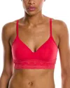 Natori Bliss Perfection Wire-free T-shirt Bra In Red