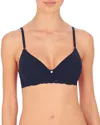 Natori Zone Front Close Full Fit Convertible Underwire Bra In Blue