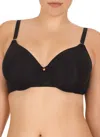 Natori Bliss Perfection Contour Underwire Bra In Black In Black