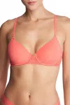 Natori Bliss Perfection Contour Underwire Bra In Papaya In Pink