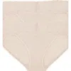 Natori Bliss Perfection Lace Trim One Size Bikini Brief 2-pack In Neutral