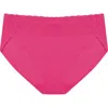 Natori Bliss Perfection One Size French Cut Briefs In Pink