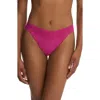 Natori Bliss Perfection One Size Thong In Pink