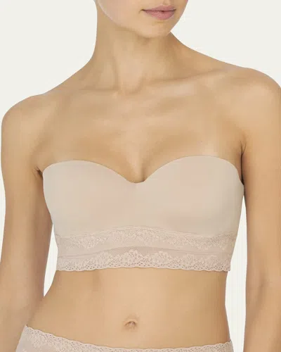 Natori Bliss Perfection Strapless Underwire Contour Bra In Brown