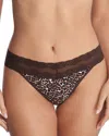 Natori Women's Bliss Perfection Thong In Fr Leopard