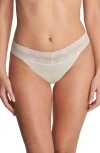 Natori Bliss Perfection Thong In Linen