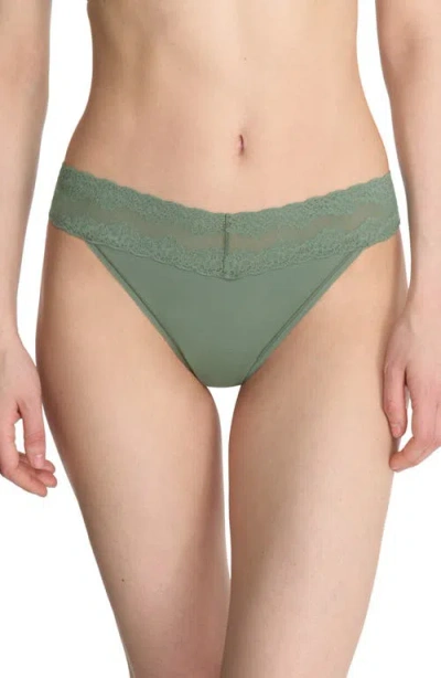 Natori Bliss Perfection Thong In Oregano