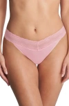 Natori Bliss Perfection Thong In Peony Pink