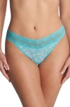Natori Bliss Perfection Thong In Teal Sanrm