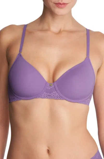 Natori Bliss Perfection Underwire Contour Bra In Dahlia Purple