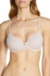 Natori Underwire Front Close Contour Bra In Deep Blush