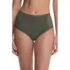 Natori Bliss Stretch Cotton Full Briefs In Green