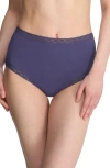 Natori Bliss Stretch Cotton Full Briefs In Nightfall