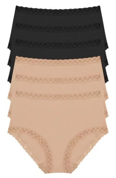 NATORI NATORI BLISS SUPIMA COTTON FULL BRIEF 6-PACK