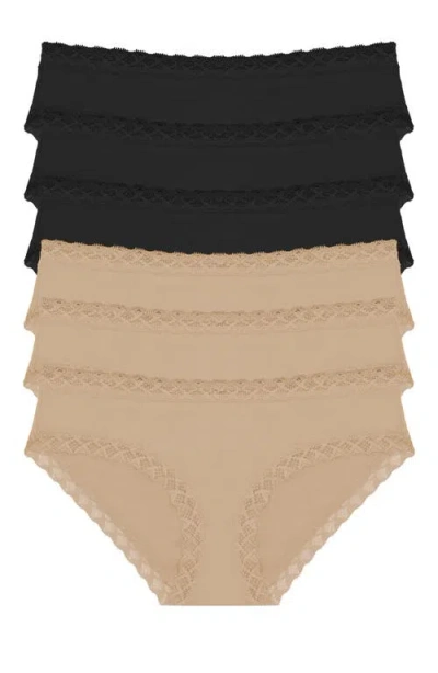Natori Bliss Supima Cotton Girl Brief 6-pack In Multi