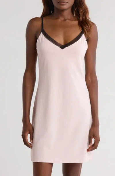 NATORI NATORI BLISSFUL ESSENTIALS MESH TRIM CHEMISE