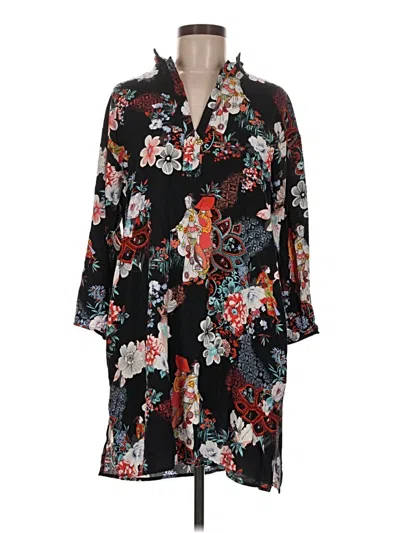Pre-owned Natori Casual Dress In Black