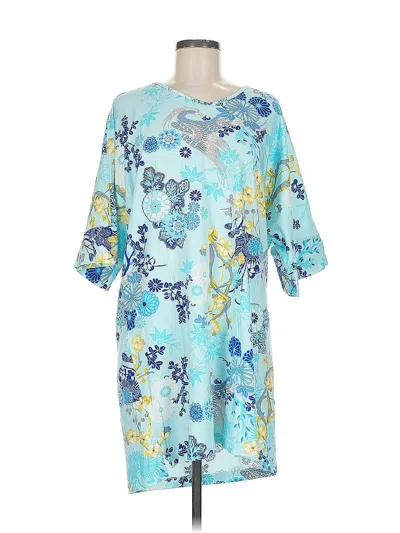 Pre-owned Natori Casual Dress In Blue