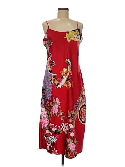 Pre-owned Natori Casual Dress In Red