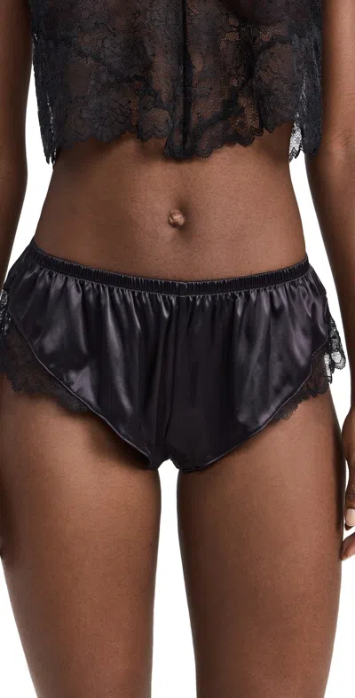 Natori Chantilly Tap Shorts Black