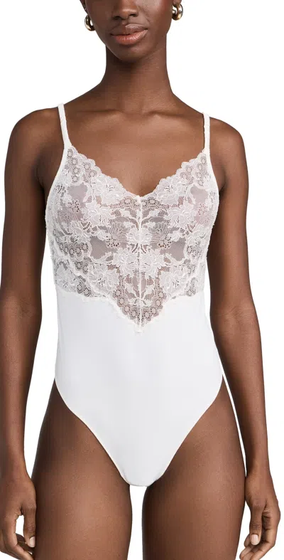 Natori Chantilly Thong Teddy Ivory