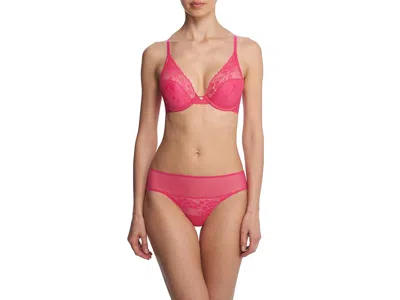 Natori Cherry Blossom Convertible Contour Underwire Bra In Pink