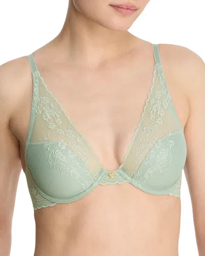Natori Cherry Blossom Convertible Lace Bra In Meadow