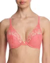 Natori Cherry Blossom Convertible Underwire Bra In Peach Rose