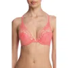 Natori Cherry Blossom Convertible Underwire Bra In Peach Rose