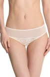 Natori Cherry Blossom Lace Briefs In Ivory