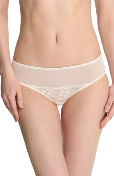 Natori Cherry Blossom Lace Briefs In Ivory