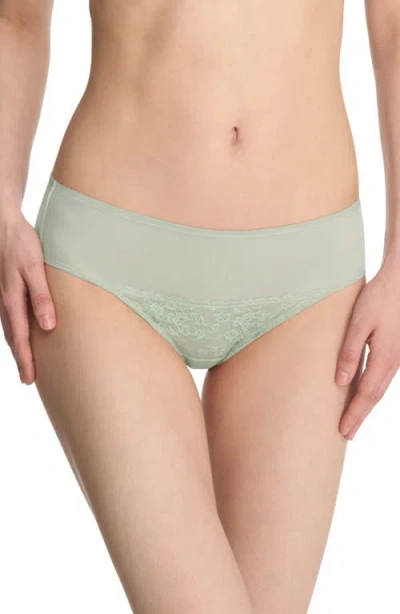 Natori Cherry Blossom Lace Girl Brief In Meadow