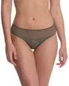 Natori Cherry Blossom Sheer Briefs In Gray