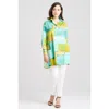 Natori Oversized Shirt In Blue/green