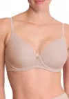 Natori Cloud Comfort Back Smoothing Shirt Bra In Light Mocha In Brown