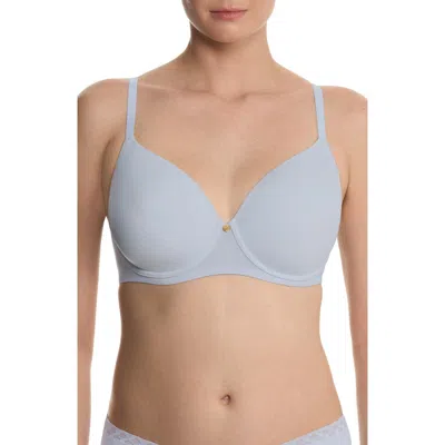 Natori Cloud Comfort Back Smoothing T-shirt Bra In Blue