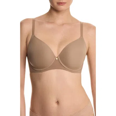 Natori Cloud Comfort Back Smoothing T-shirt Bra In Brown
