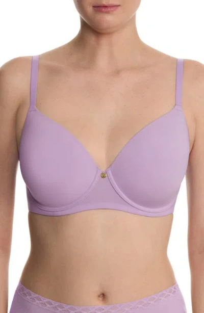 Natori Cloud Comfort Full Fit Back Smoothing T-shirt Bra In Purple