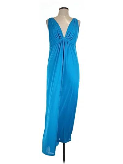 Pre-owned Natori Cocktail Dress In Blue