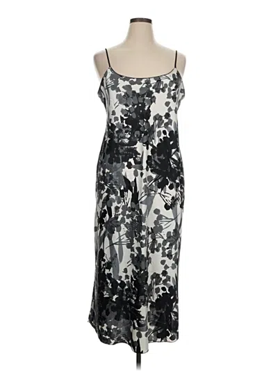 Pre-owned Natori Cocktail Dress In Gray