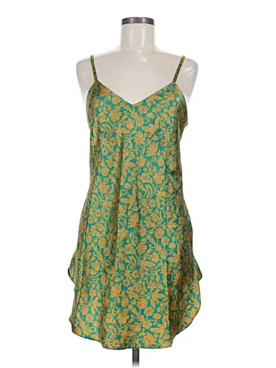 Pre-owned Natori Cocktail Dress In Green