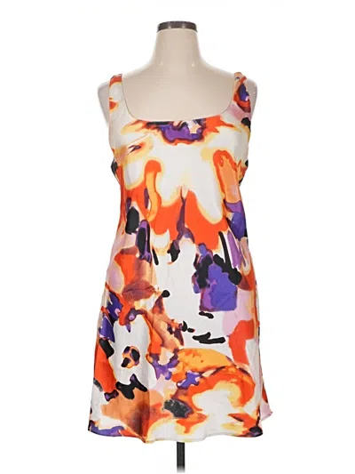 Pre-owned Natori Cocktail Dress In Orange