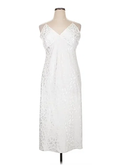 Pre-owned Natori Cocktail Dress In White