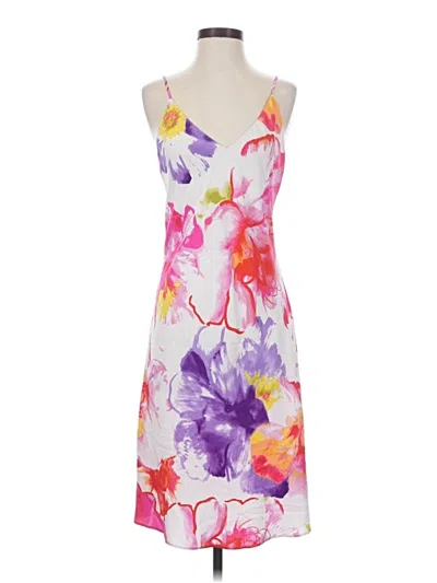 Pre-owned Natori Cocktail Dress In White