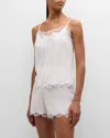 NATORI COLETTE LACE-TRIM CAMI PAJAMA SET