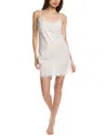 Natori Colette Lace-trim Voile Chemise In White