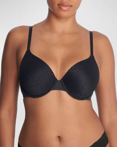 Natori Comfort Evolution Memory Foam Lace Bra In Black