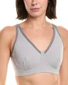 Natori Convertible Underwire Sports Bra In Silver